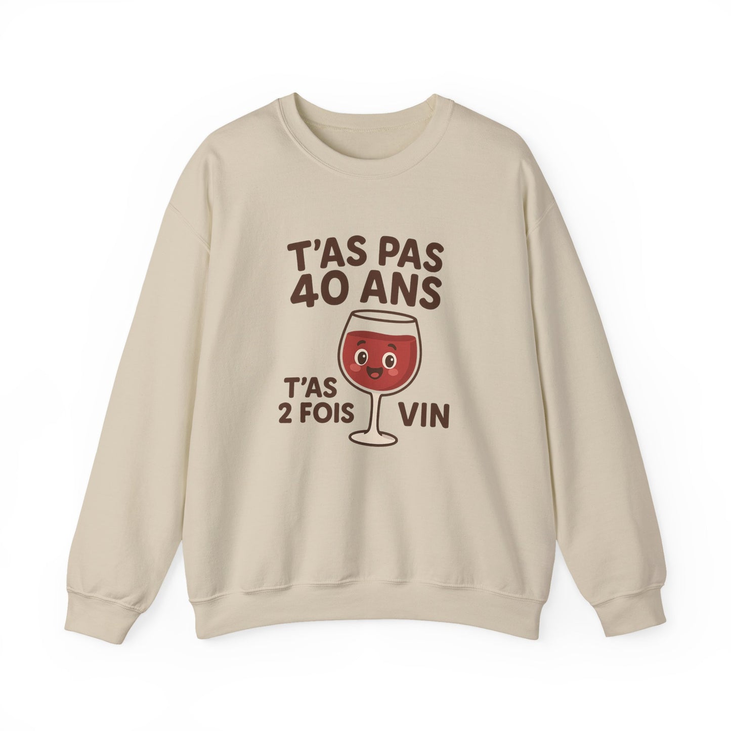 Funny Wine Crewneck Sweatshirt