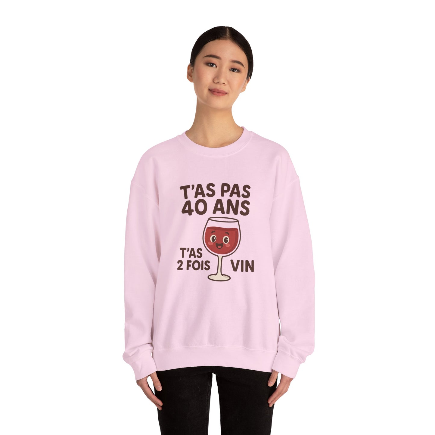 Funny Wine Crewneck Sweatshirt