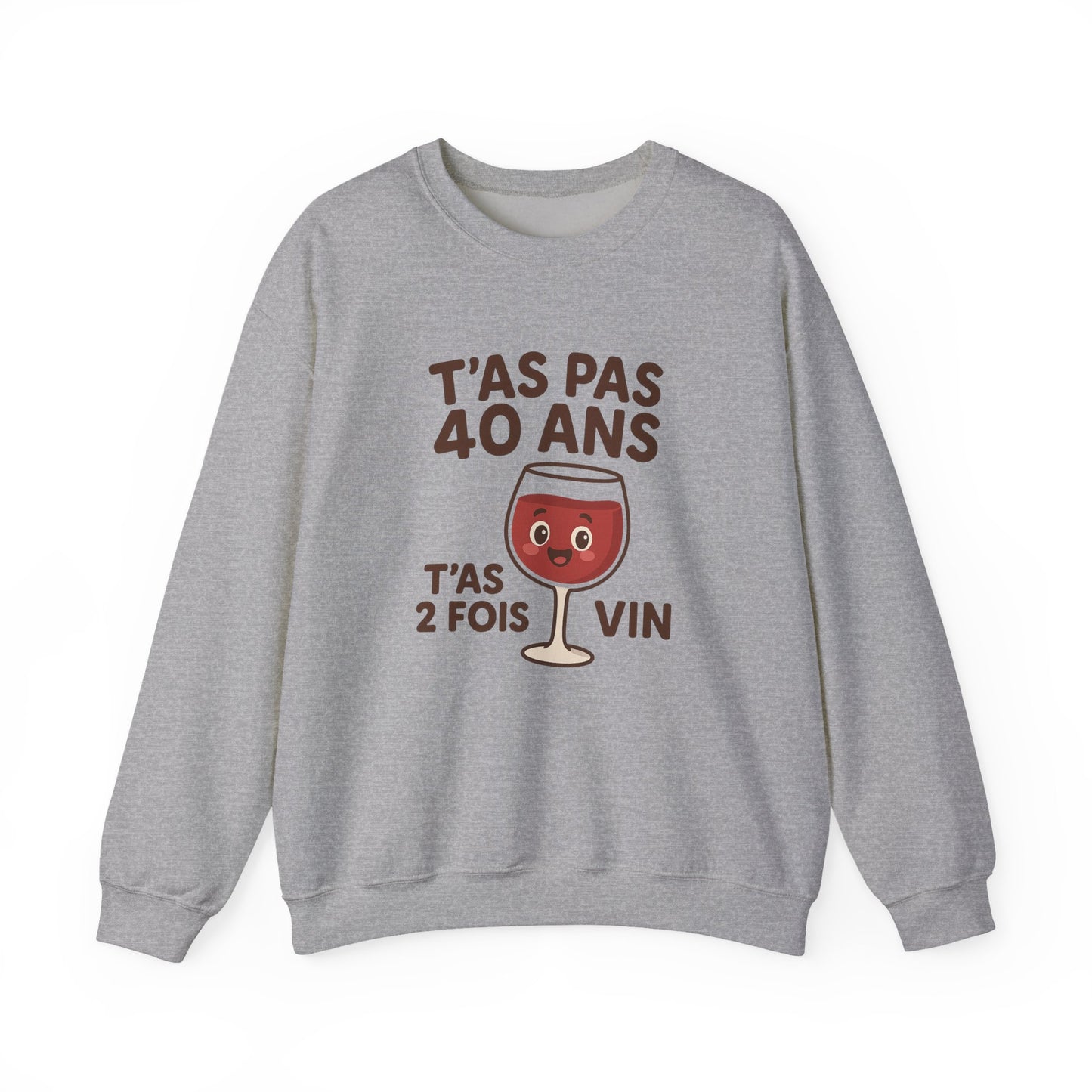 Funny Wine Crewneck Sweatshirt