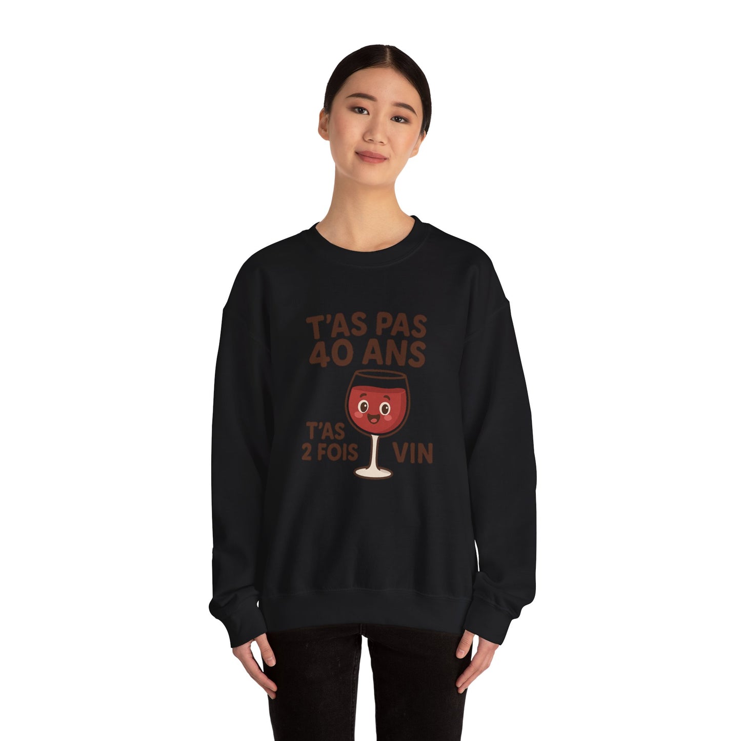 Funny Wine Crewneck Sweatshirt