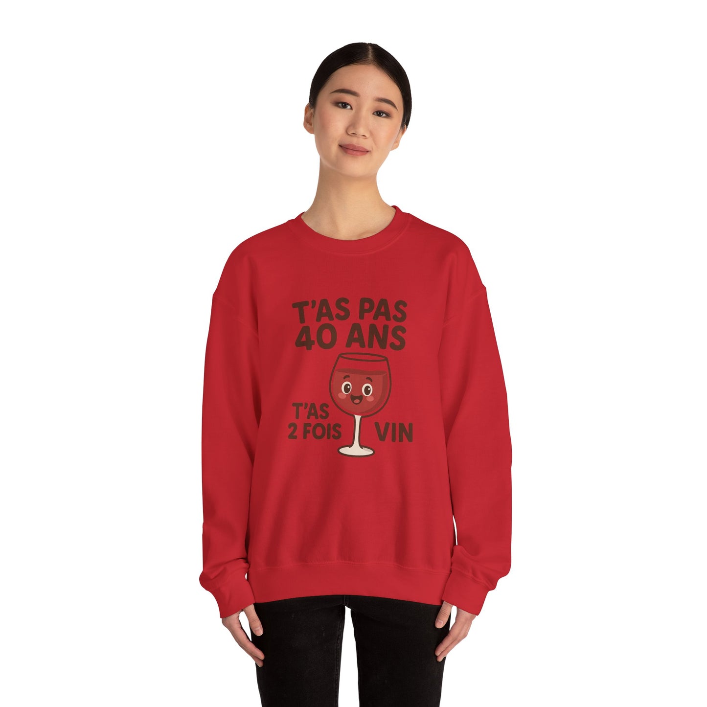 Funny Wine Crewneck Sweatshirt