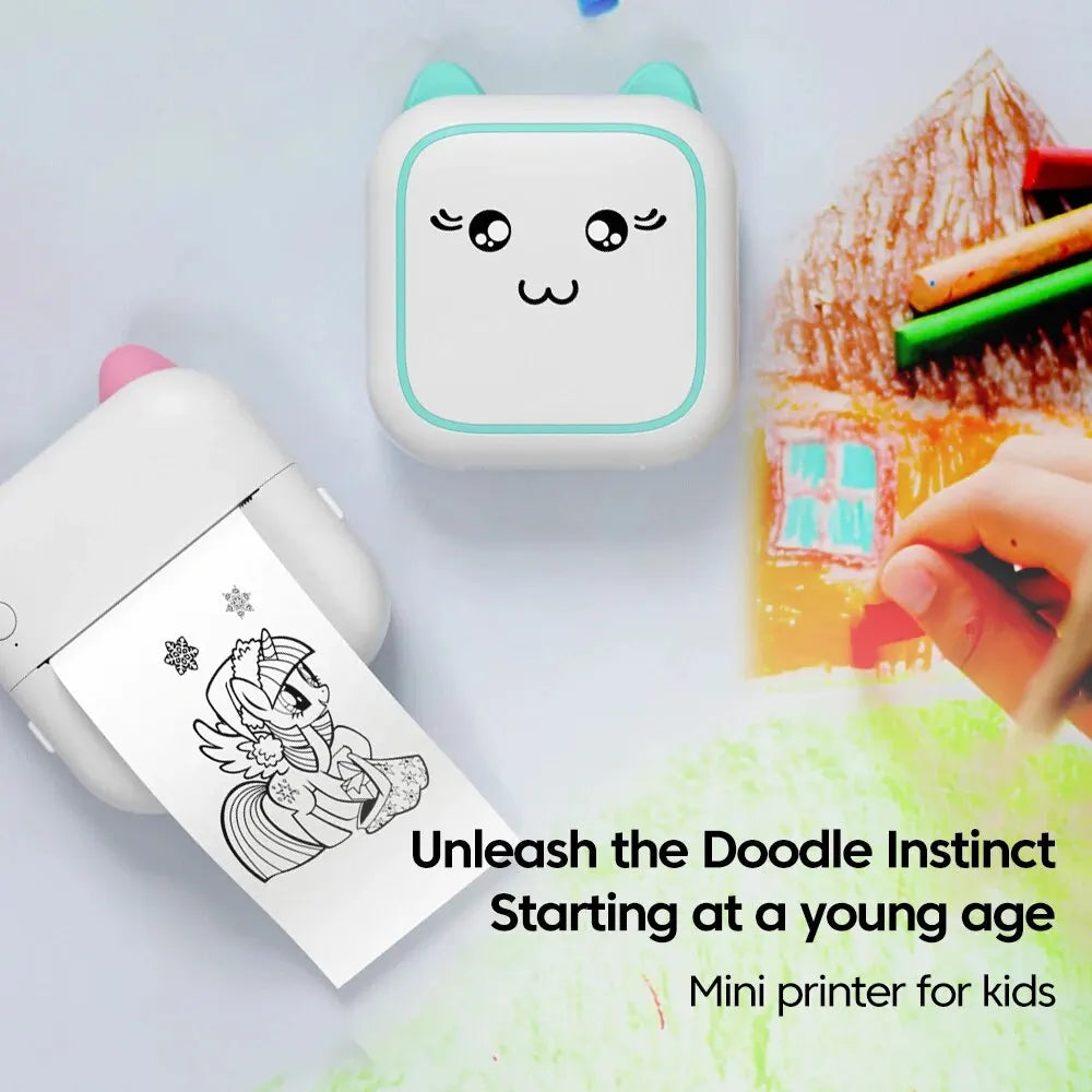 Portable Mini Thermal Photo/Label Printer
