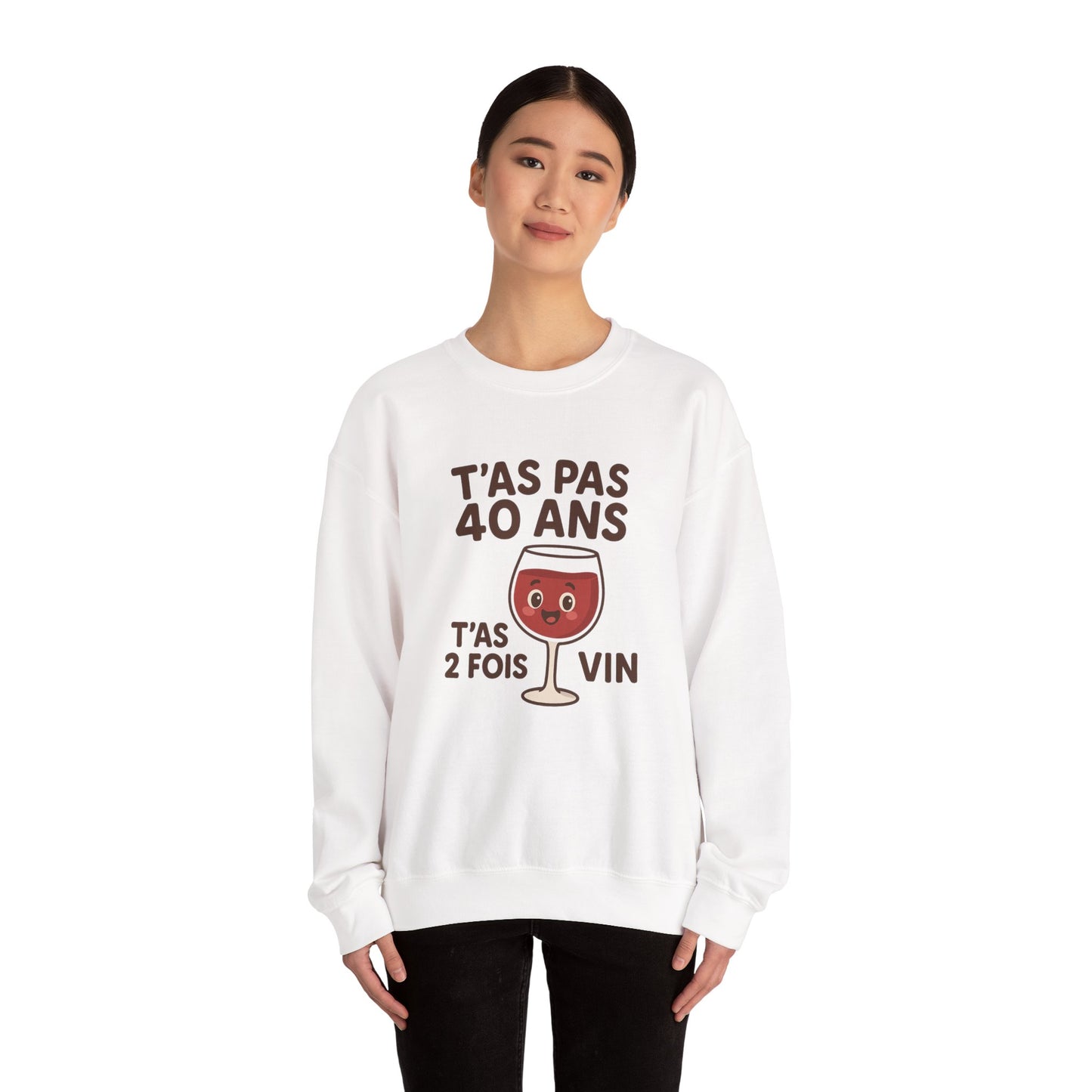 Funny Wine Crewneck Sweatshirt