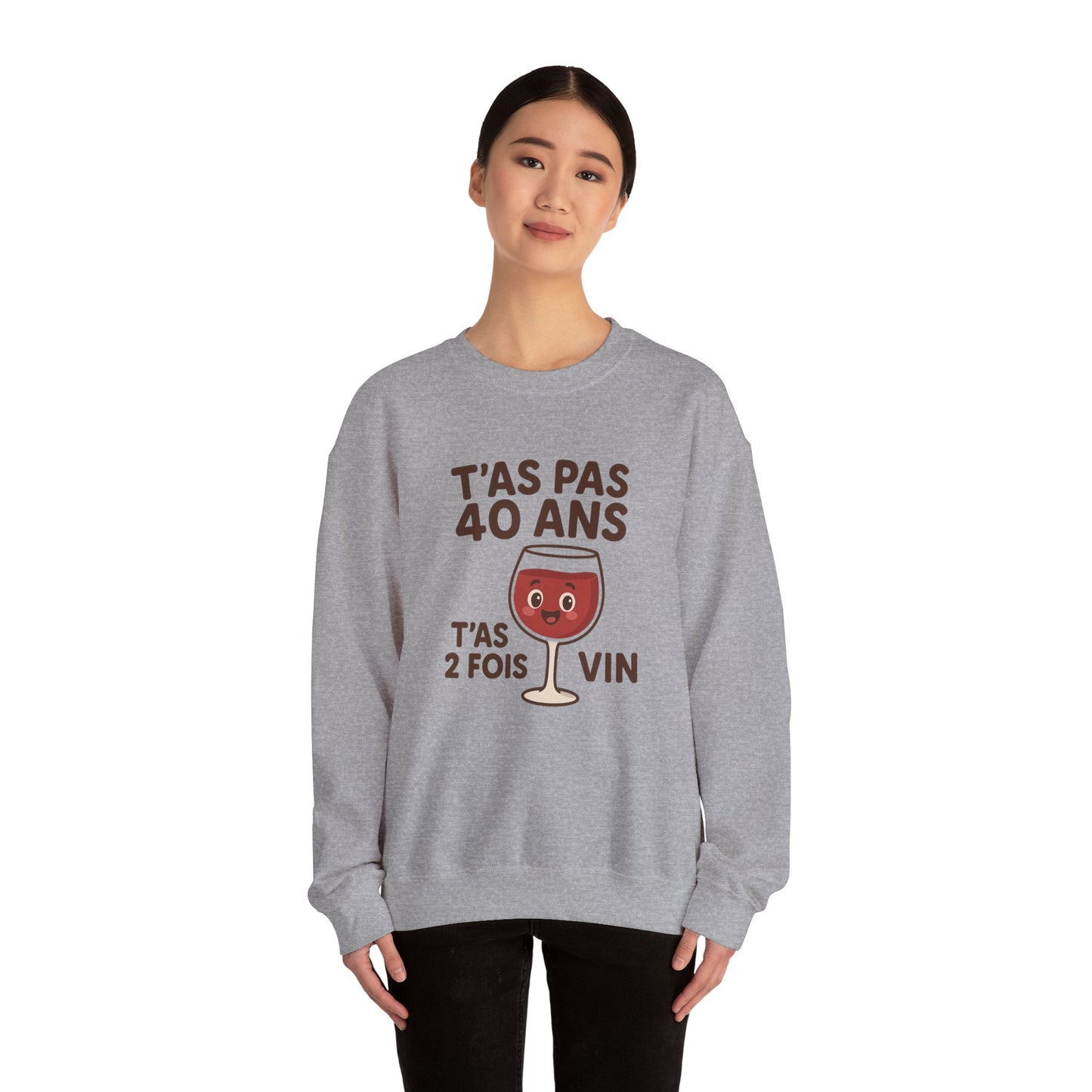 Funny Wine Crewneck Sweatshirt