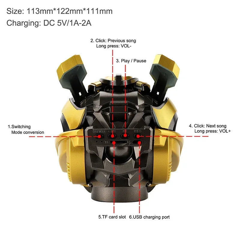 Transformers Bluetooth Speaker Bumblebee