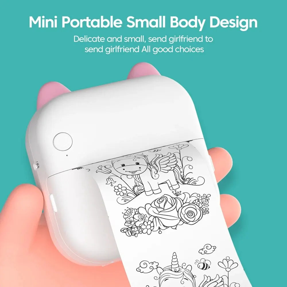 Portable Mini Thermal Photo/Label Printer