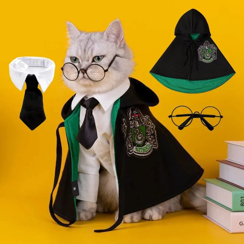 Pet Dog Cat Costume Harry Potter Hogwarts Schools