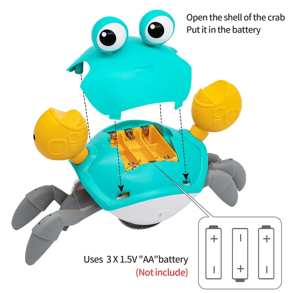 Dancing Crab Run Away Toy for Babies