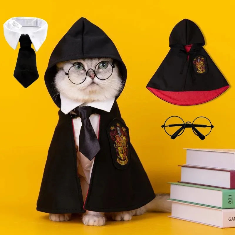 Pet Dog Cat Costume Harry Potter Hogwarts Schools