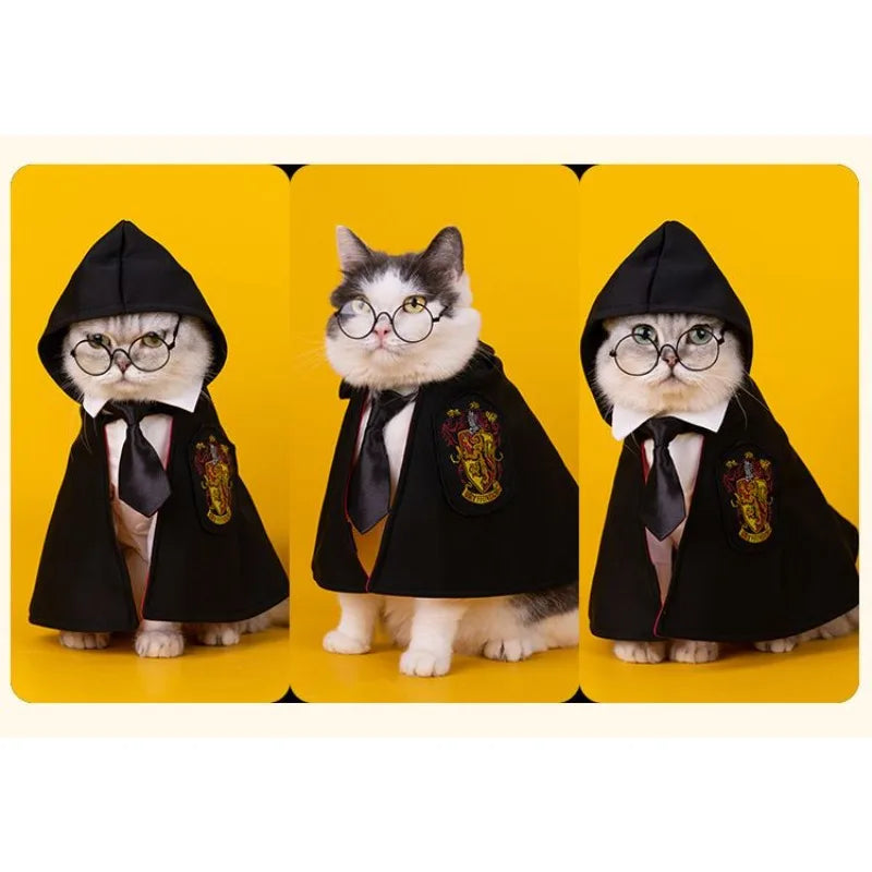 Pet Dog Cat Costume Harry Potter Hogwarts Schools
