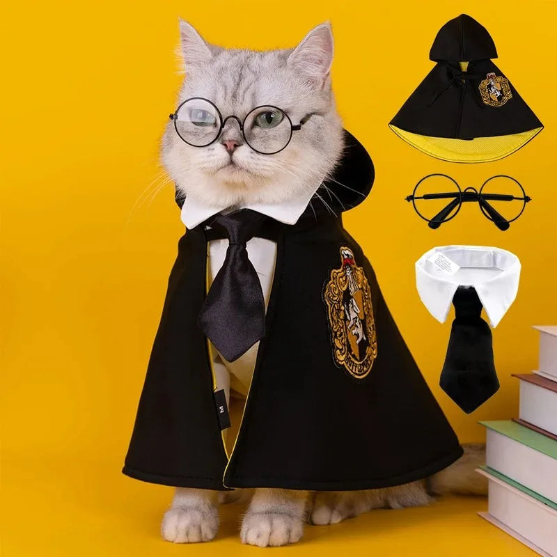 Pet Dog Cat Costume Harry Potter Hogwarts Schools