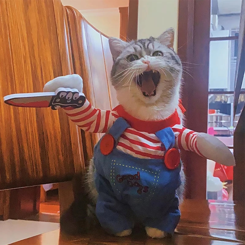 Pet Dog Cat Costume Funny Halloween Cosplay