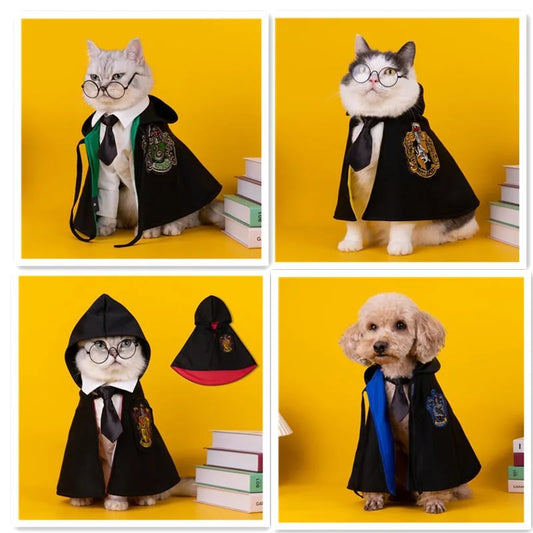 Pet Dog Cat Costume Harry Potter Hogwarts Schools